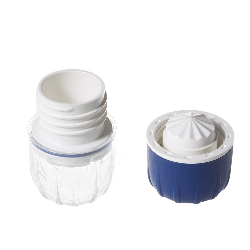 MAXGRIND Pill Crusher and Pill Grinder - Pill Crusher for Small or Large Pills and Vitamins to Fine Powder, Pill Pulverizer Grinder, Medicine Grinder with Medicine Cup, Pill Storage (Blue) - Image 4